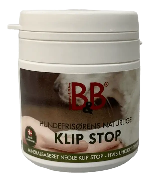 B&B mineralbaseret Negle Klip Stop - 20 g.