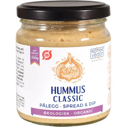 Smørepålæg Hummus Garlic Lemon Økologisk | 200 gr