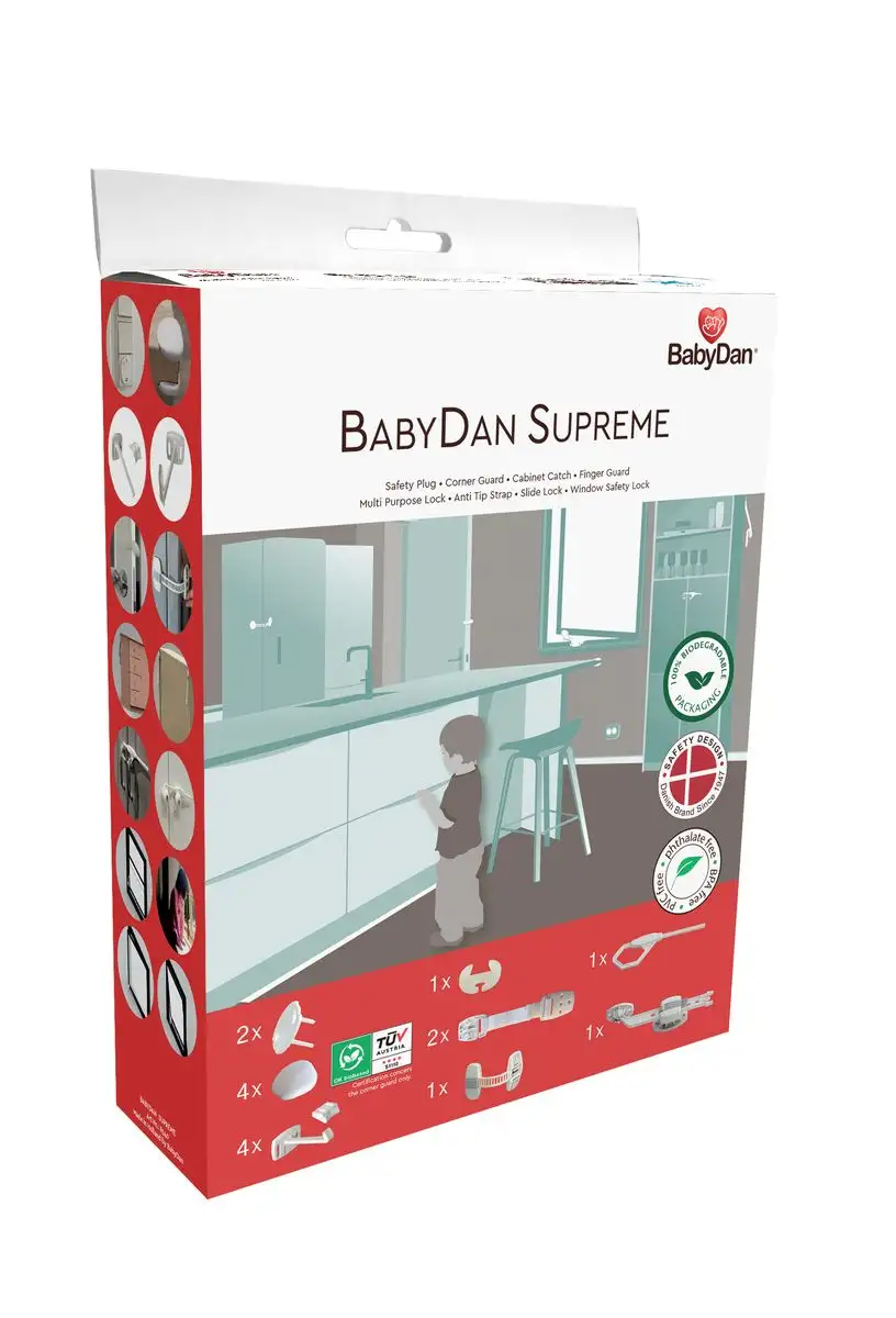 Baby Dan Supreme sikkerhedspakke - 16 dele
