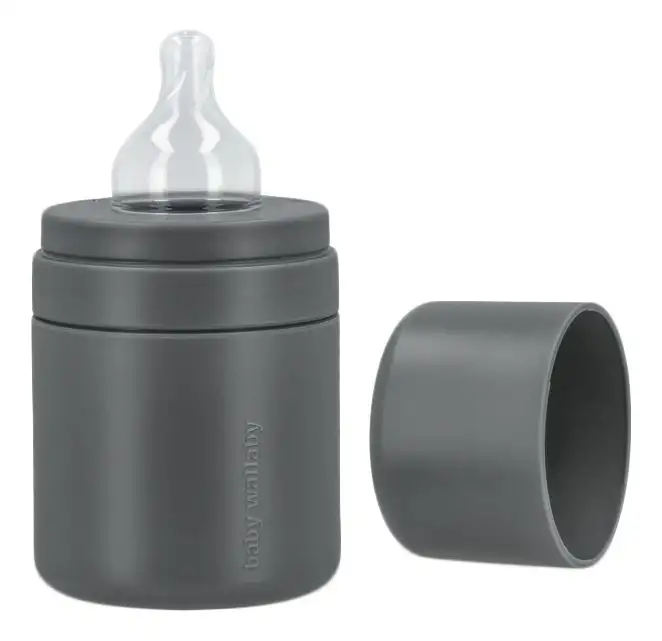 Baby Wallaby Sutteflaske 120 ml - Dark Grey