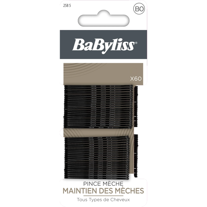 BaByliss Accessories Hairpins Black 60 Pieces