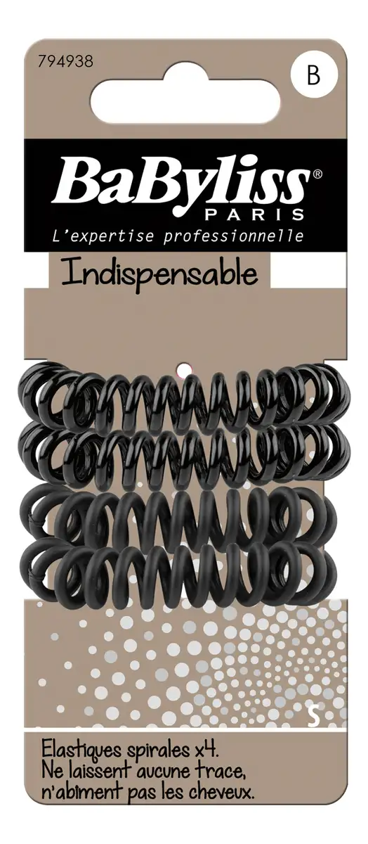 Babyliss Spiral Elastikker - 4 stk.