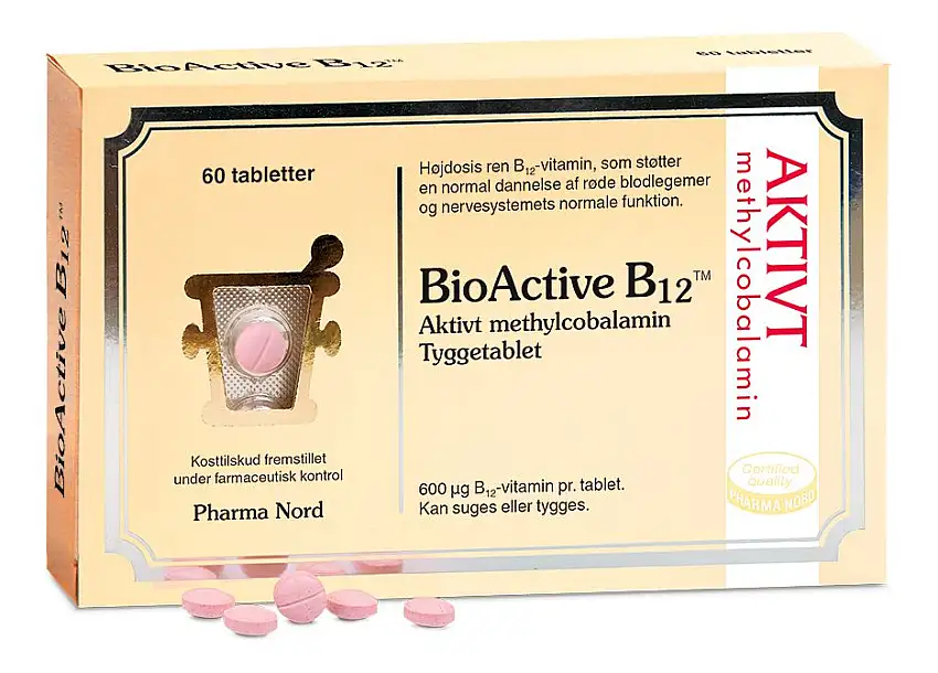BioActive B12 - 60 tyggetabl.