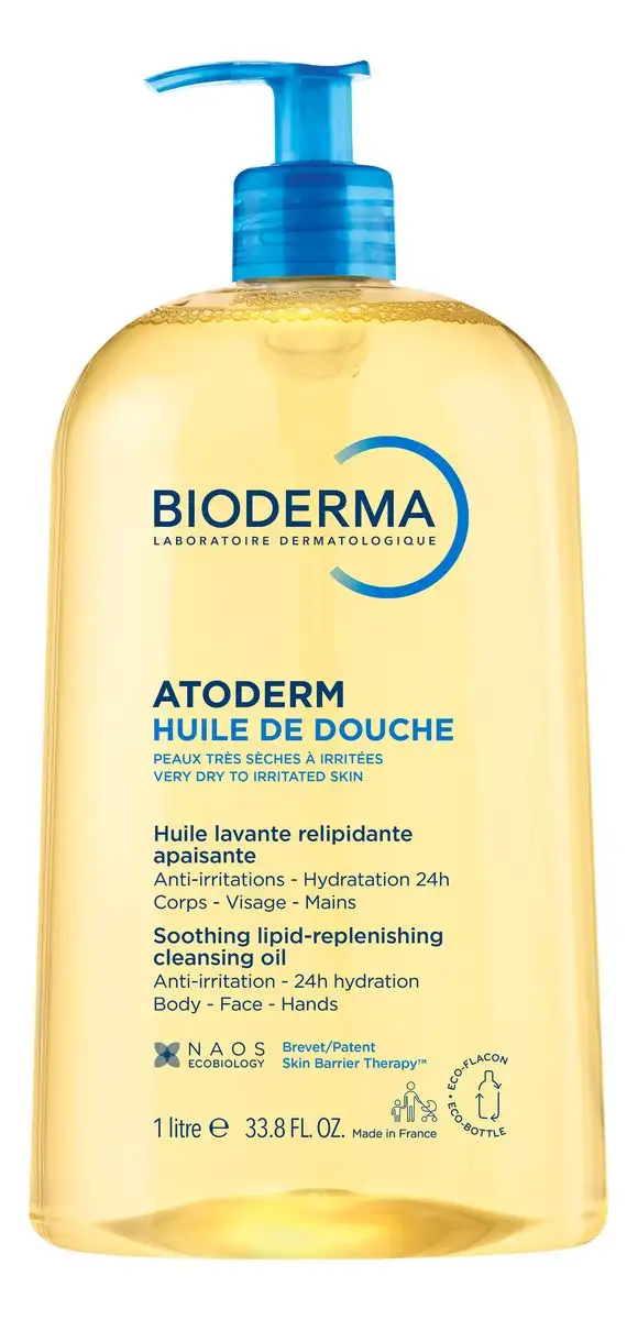 Bioderma Atoderm Huile De Douche Shower Oil - 1000 ml.