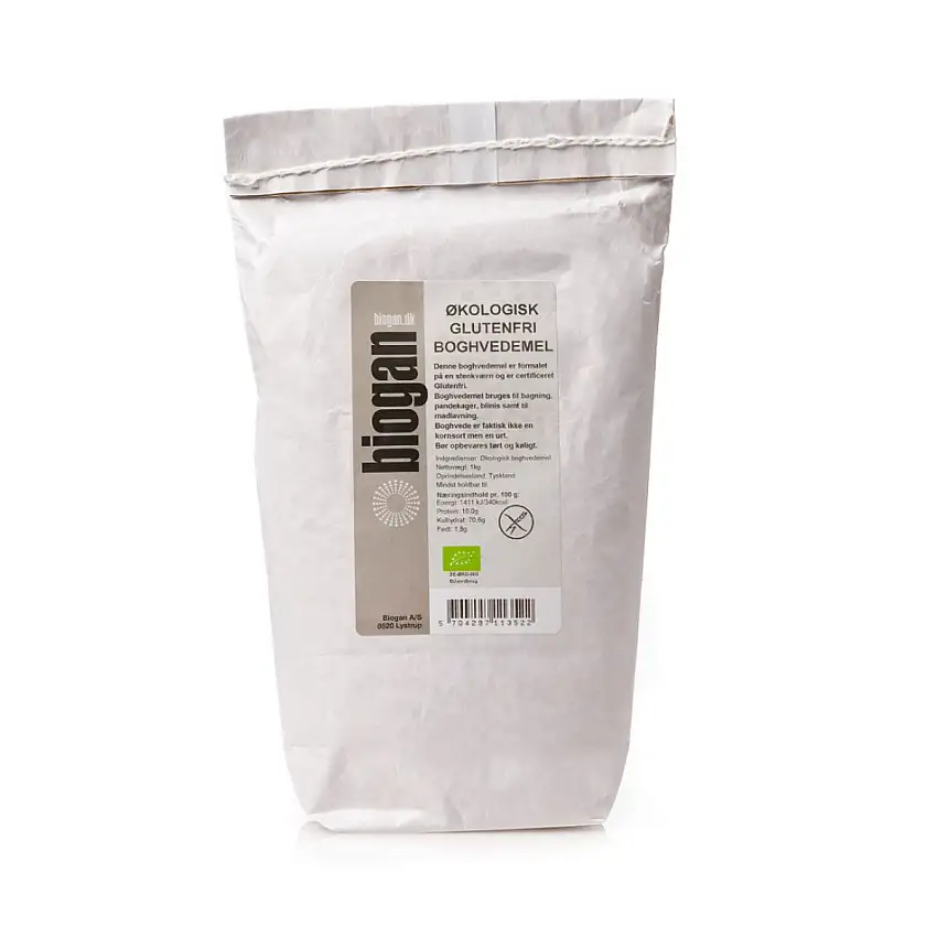 Biogan Boghvedemel glutenfri Ø - 1 kg