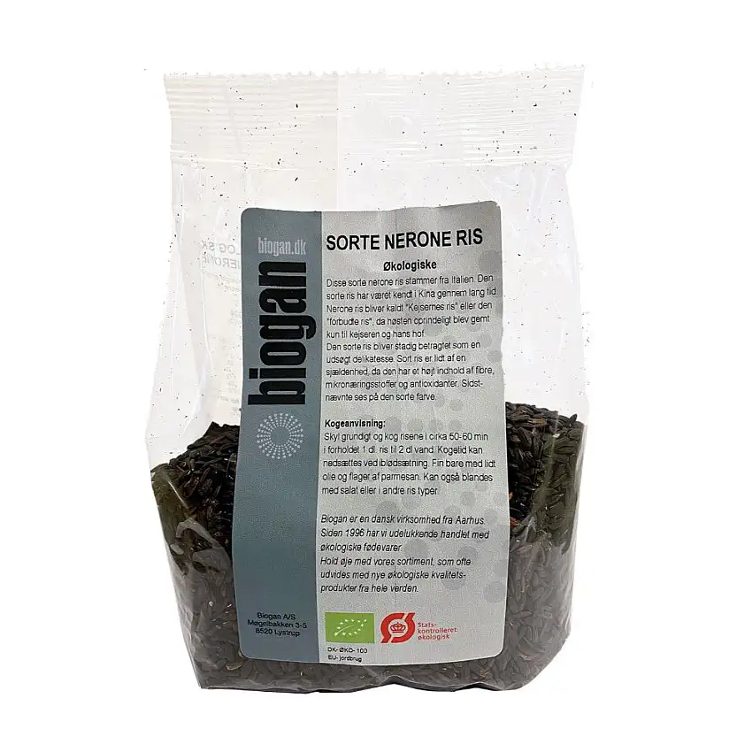 Biogan Sorte Nerone Ris Ø - 500 g