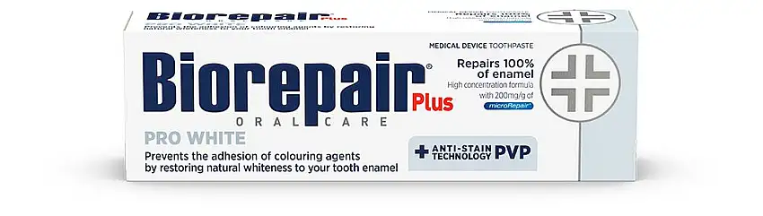 Biorepair Plus Pro White Tandpasta - 75 ml.