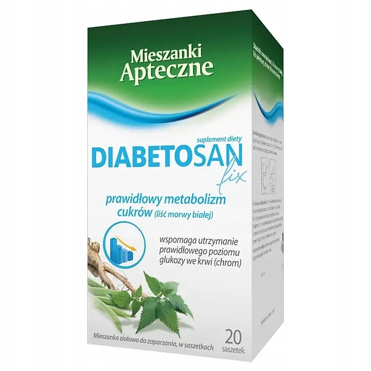 Kosttilskud "Diabetosan", i poser 97077503