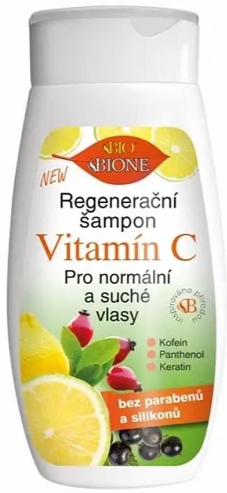 Regenererende shampoo til normalt og tørt hår med C-vitamin 69254243