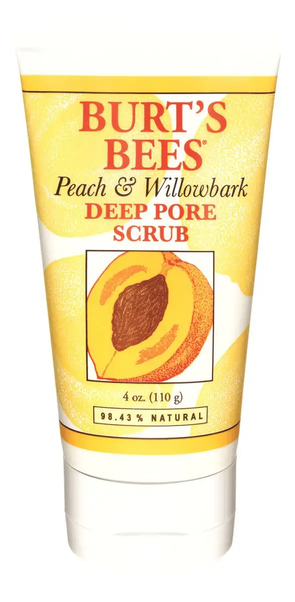 Burt's Bees Peach & Willow Bark Deep Pore Scrub - 110 g.