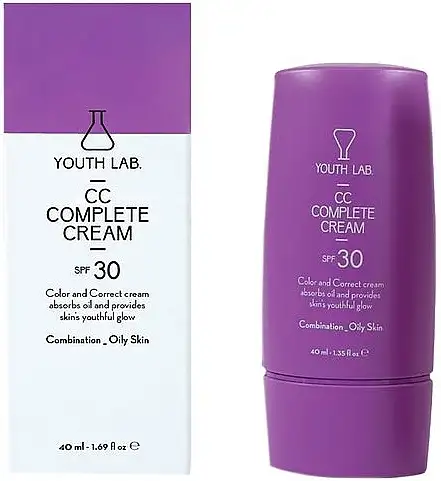 CC-creme med SPF30 til kombineret og fedtet hud 53810082