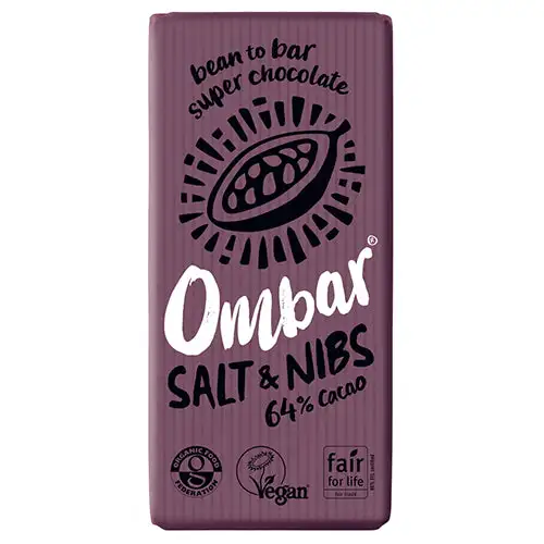 Salt & Kakaonibs 64% Kakao Økologisk | 70 gr