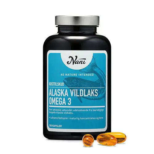 Alaska Vildlaks Omega 3 | 180 kapsler
