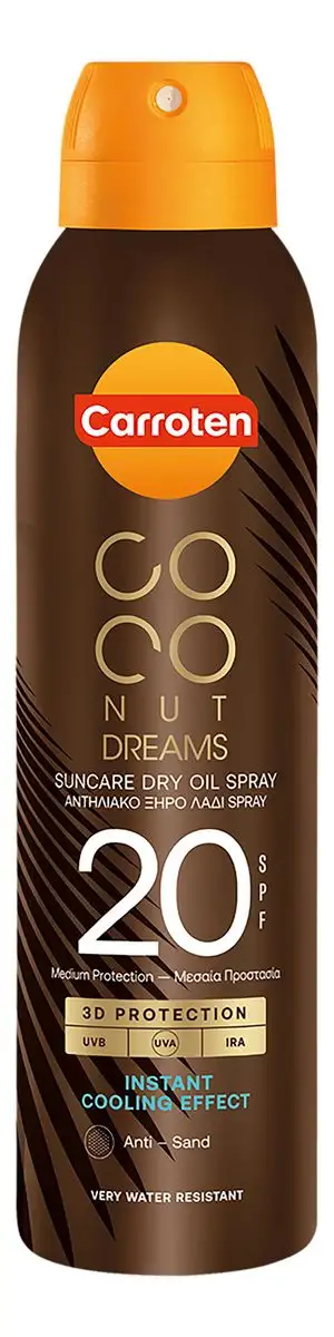 Carroten Dry Oil SPF20 Coconut Dreams - 150 ml.