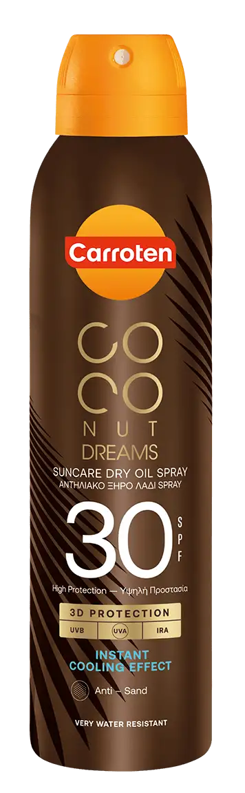 Carroten Dry Oil SPF30 Coconut Dreams - 150 ml.