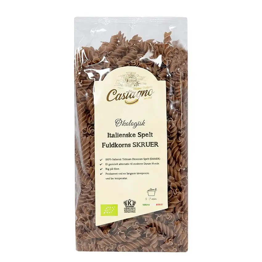 Castagno Fuldkorns Spelt Skruer Ø - 500 g