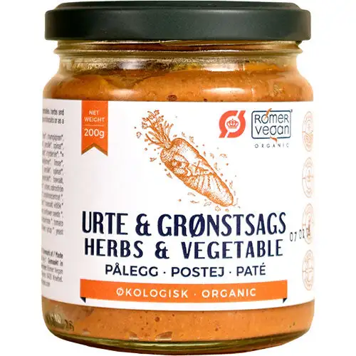 Smørepålæg Urter & Grøntsager Økologisk | 200 gr