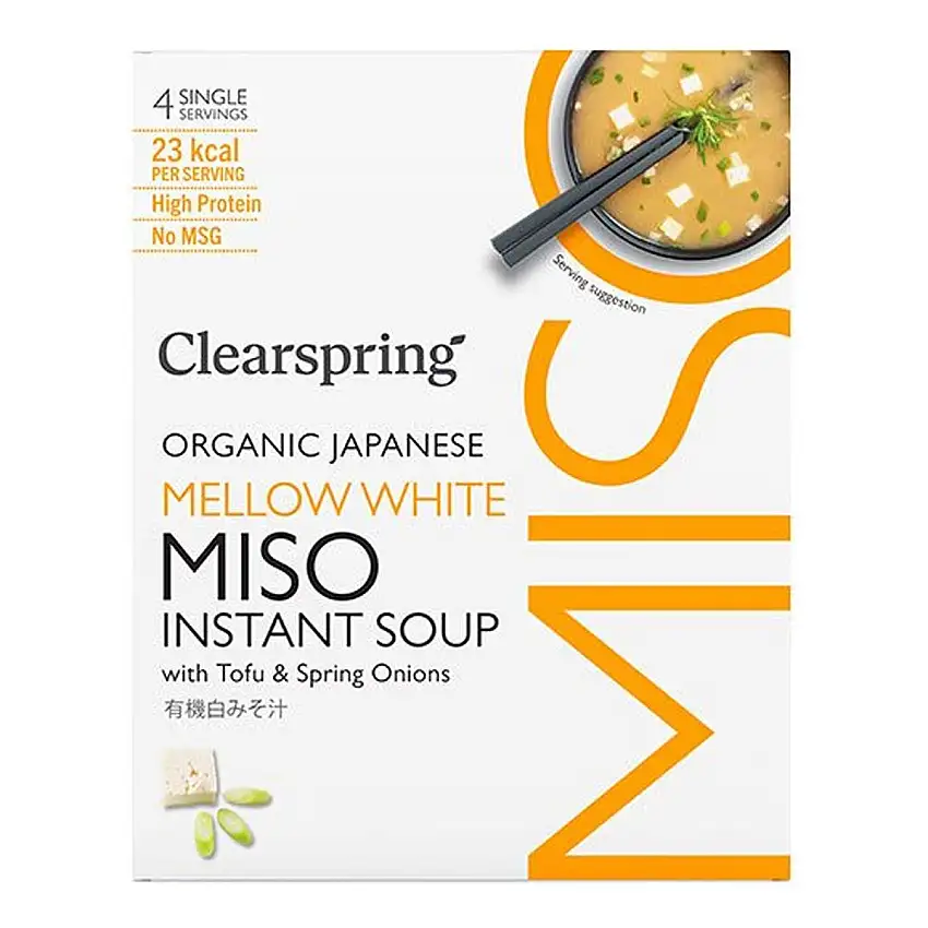 Clearspring Miso Soup Mellow White m. tofu - 40 g