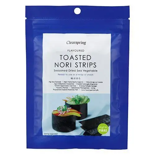 Clearspring Nori snack strimler - 13,5 g
