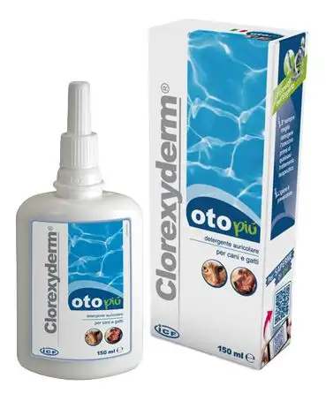 Clorexyderm Oto Piu, ørerens - 150 ml.