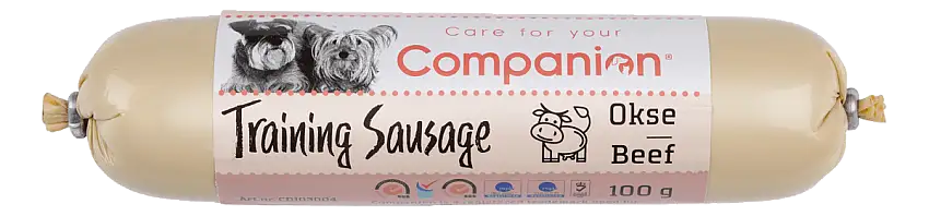 Companion Training Sausage, Beef - 100g.