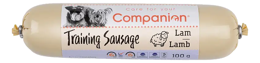 Companion Training Sausage, Lamb - 100g.