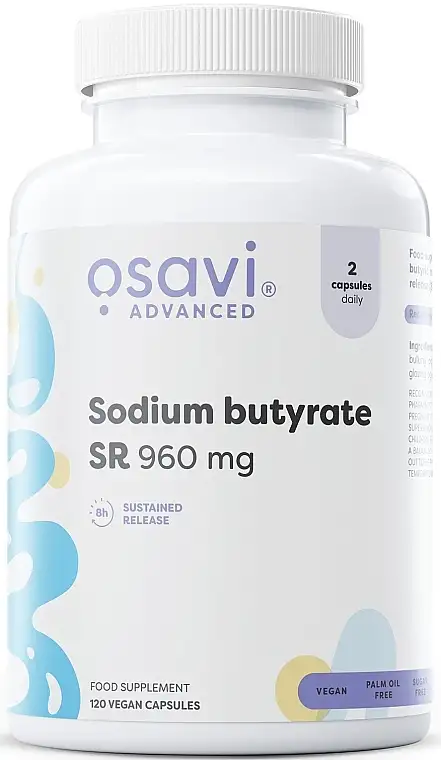 Natriumbutyrat kosttilskud, 960 mg 55064476