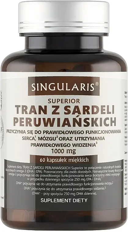 Kosttilskud "Fiskeolie fra peruviansk ansjos", kapsler 88023724