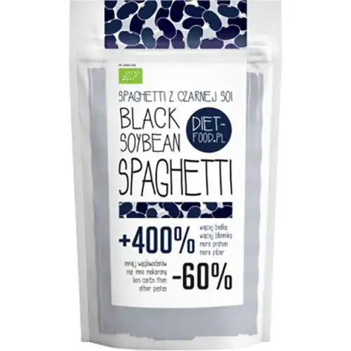 Soja Spaghetti Sort Økologisk Glutenfri | 200 gr