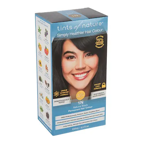 Permanent Hårfarve 1n Black | 130 ml