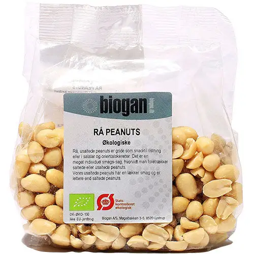Økologiske Rå Peanuts | 200 gr