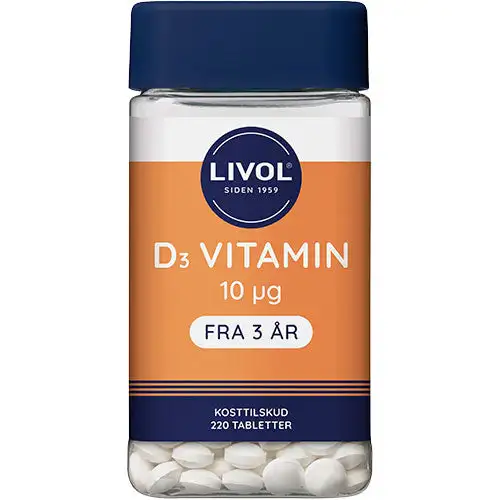 Livol D3  Vitamin  10 µg