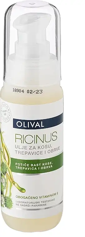 Ricinisolie fra mandelkerner til hår, øjenvipper og bryn 78447049