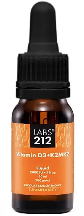 Kosttilskud "Vitamin D3 + K2MK7", dråber 79011292