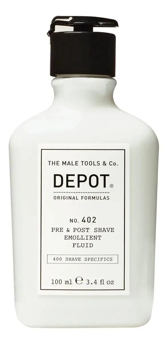 Depot 402 Pre & Post Shave Emollient Fluid - 100 ml.