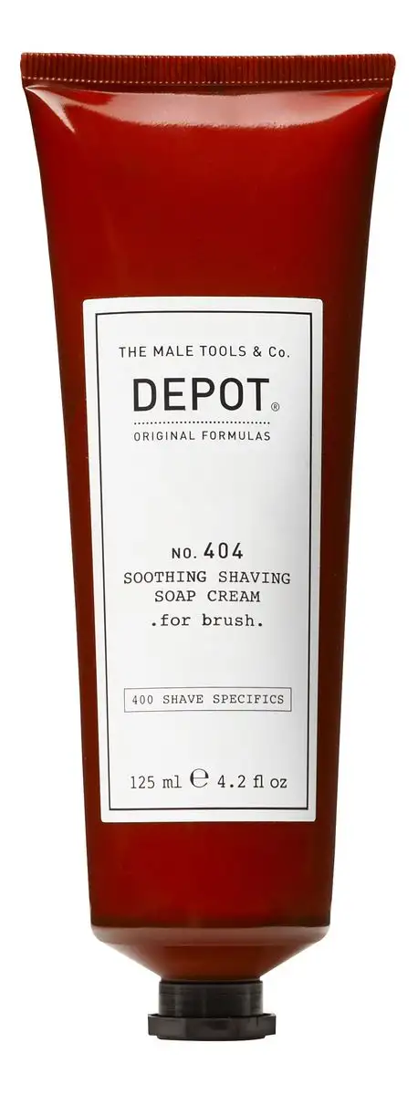 Depot 404 Soothing Shaving Soap Cream - 125 ml.