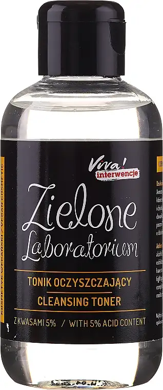 Rensende ansigtstoner med 5% syrer 58604801