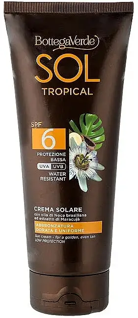 Solcreme med brasiliansk nøddeolie og passionsfrugtekstrakt 86650493