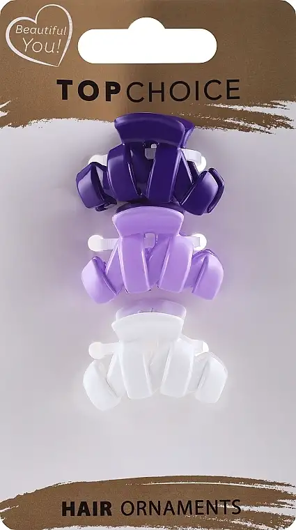 Hårspænde 24122, hvid, lilla og blå 71554428