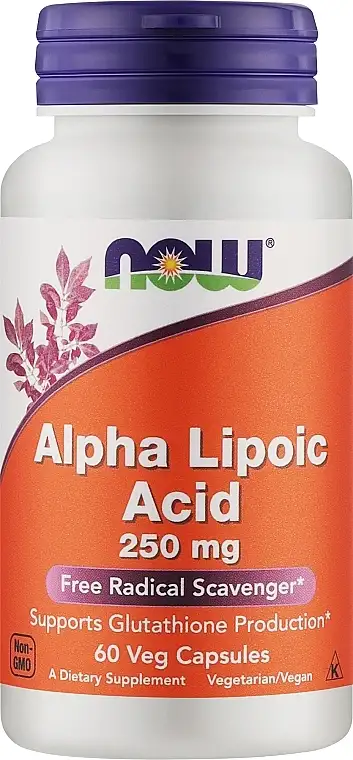 Alfa-liponsyre, 250 mg, kapsler 51325086