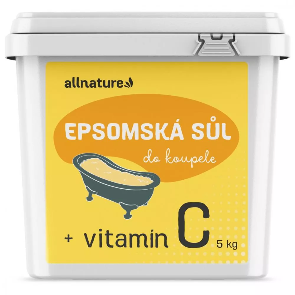 Allnature Epsom Salt Vitamin C 5 kg