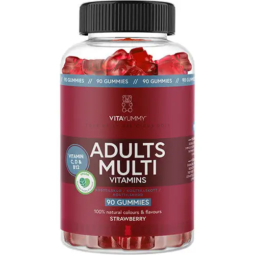 Adults Multi Strawberry | 90 vingummier