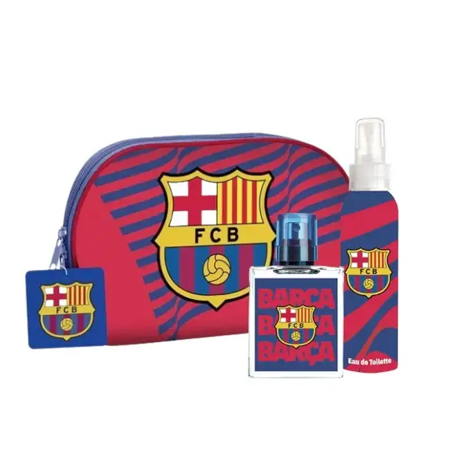 F.C. Barcelona - Parfume Sæt 50 ml Edt + Body Spray + Toilettaske