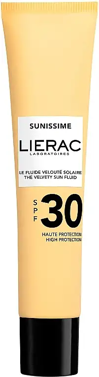 ChatGPT Lierac Sunissime Fløjlsblød Solfluid SPF30 90473161