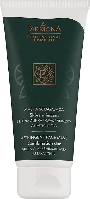 Ansigtsmaske med grøn og hvid ler 20886412