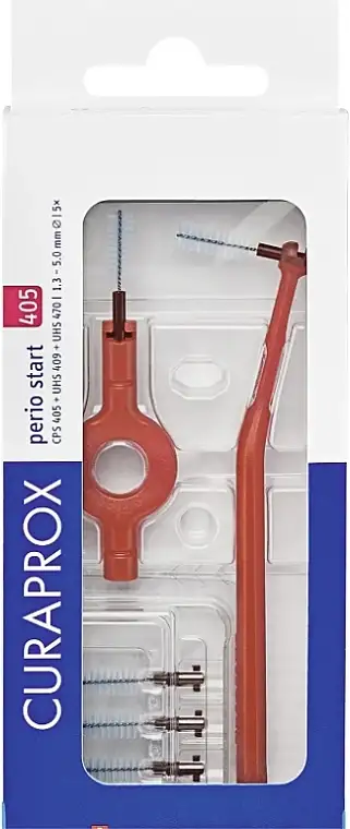 Interdentalbørster, diameter 1,3-5 mm, kirsebærrød 28174026