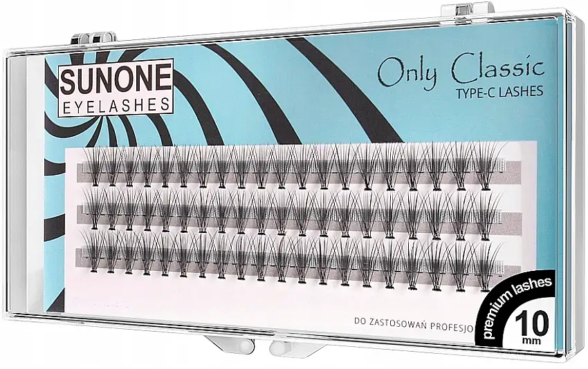 False Lashes C 10 mm, 60 pcs - 81907551