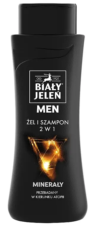 2 i 1 hypoallergen shower gel & shampoo til mænd 49734865