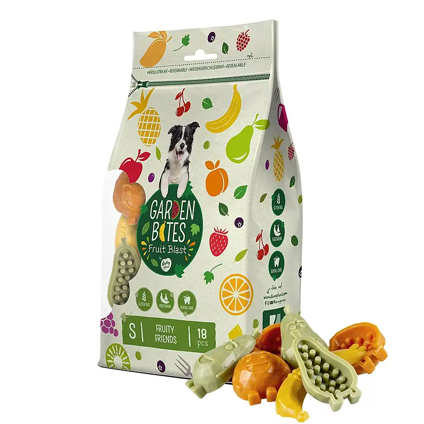 Garden Bites Fruity Friends Veggie Mix, 7 cm - 18 stk.