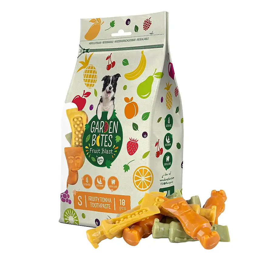 Garden Bites Fruity Toothpaste Veggie, 7,8 cm - 18 stk.